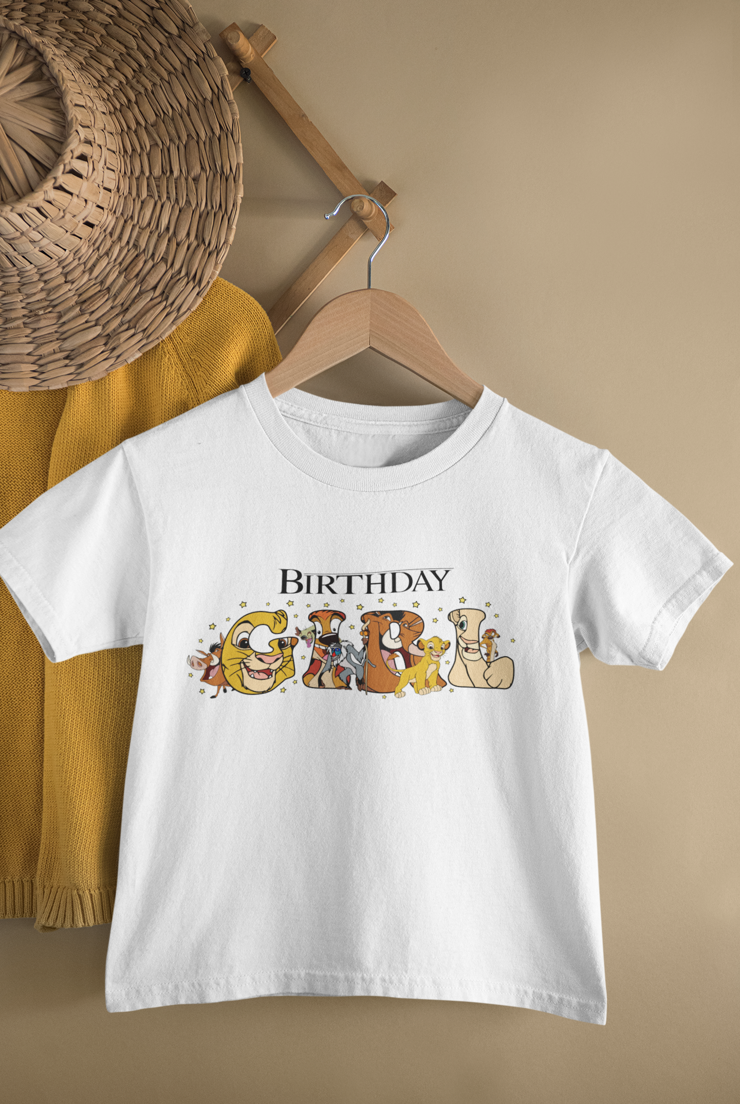 Lion king inspired birthday girl t-shirt
