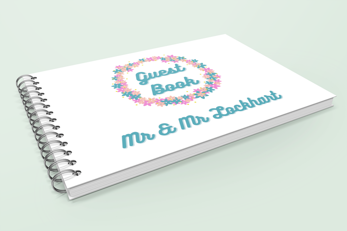 Floral Wedding Guest Book