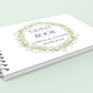 Wedding Guest Book with light floral design
