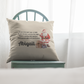 Personalised Christmas eve cushion cover