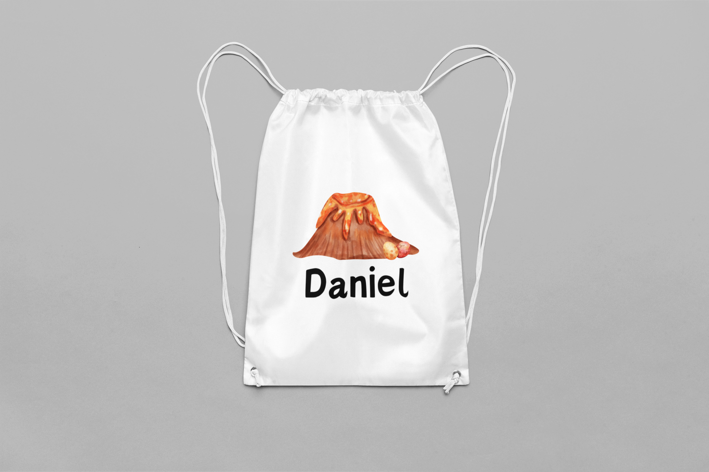 Personalised Dinosaur Themed Drawstring Bag