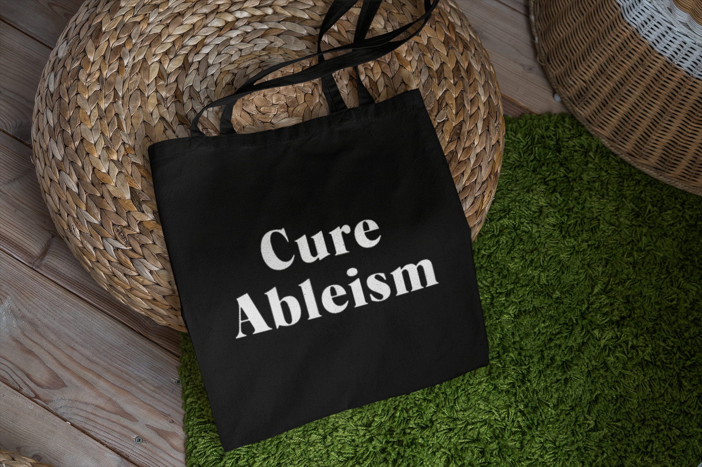 Cure Ableism Tote Bag