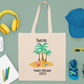 Personalised Family Holiday Tote Bag