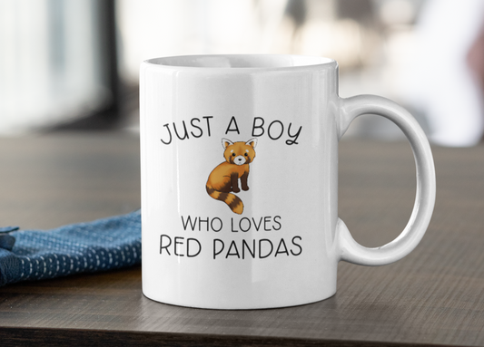 Red Panda Mug - Just a boy who loves red pandas