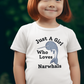 Just A Girl Who Loves Narwhals t-shirt