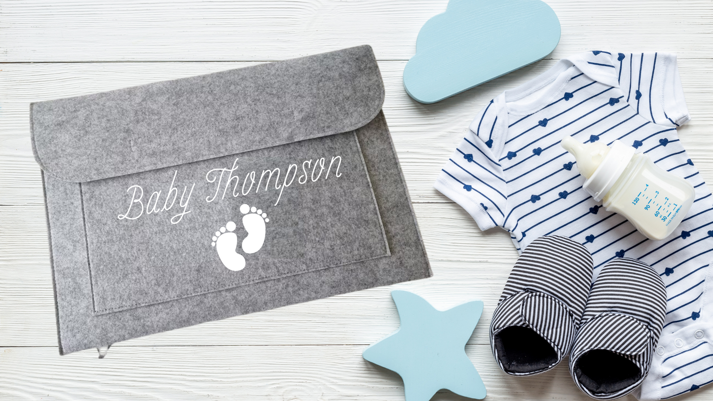 Personalised pregnancy notes folder