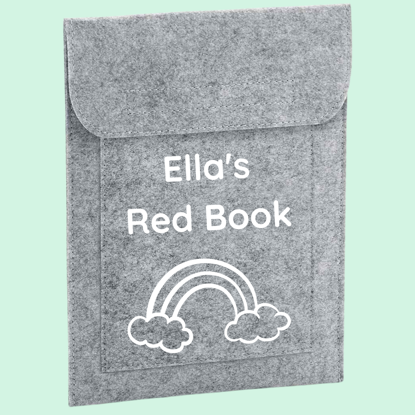 Personalised baby red book cover