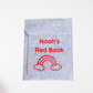 Personalised baby red book cover