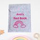 Personalised baby red book cover