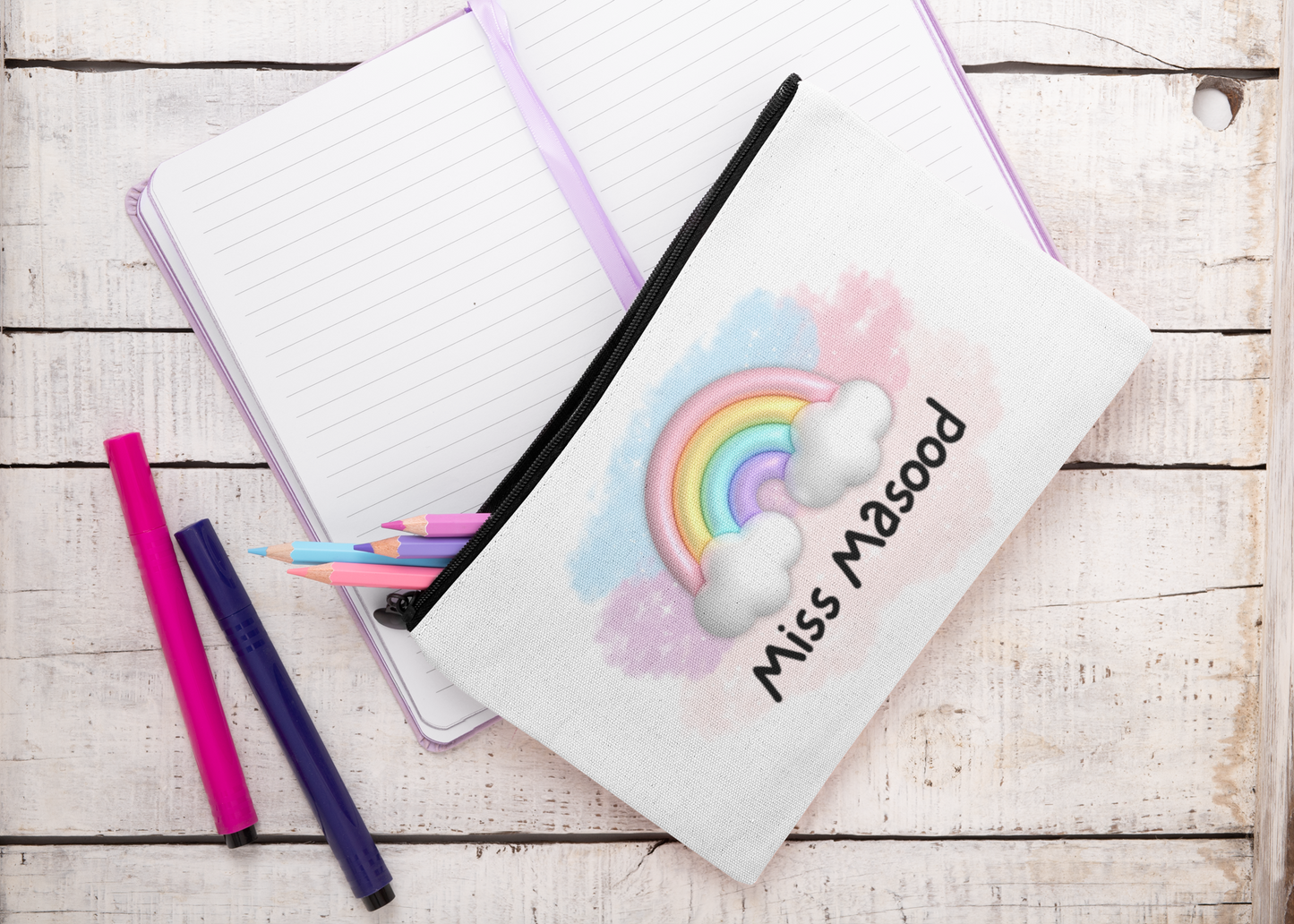 Rainbow Pencil Case