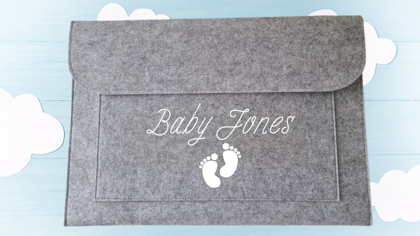 Personalised pregnancy notes folder