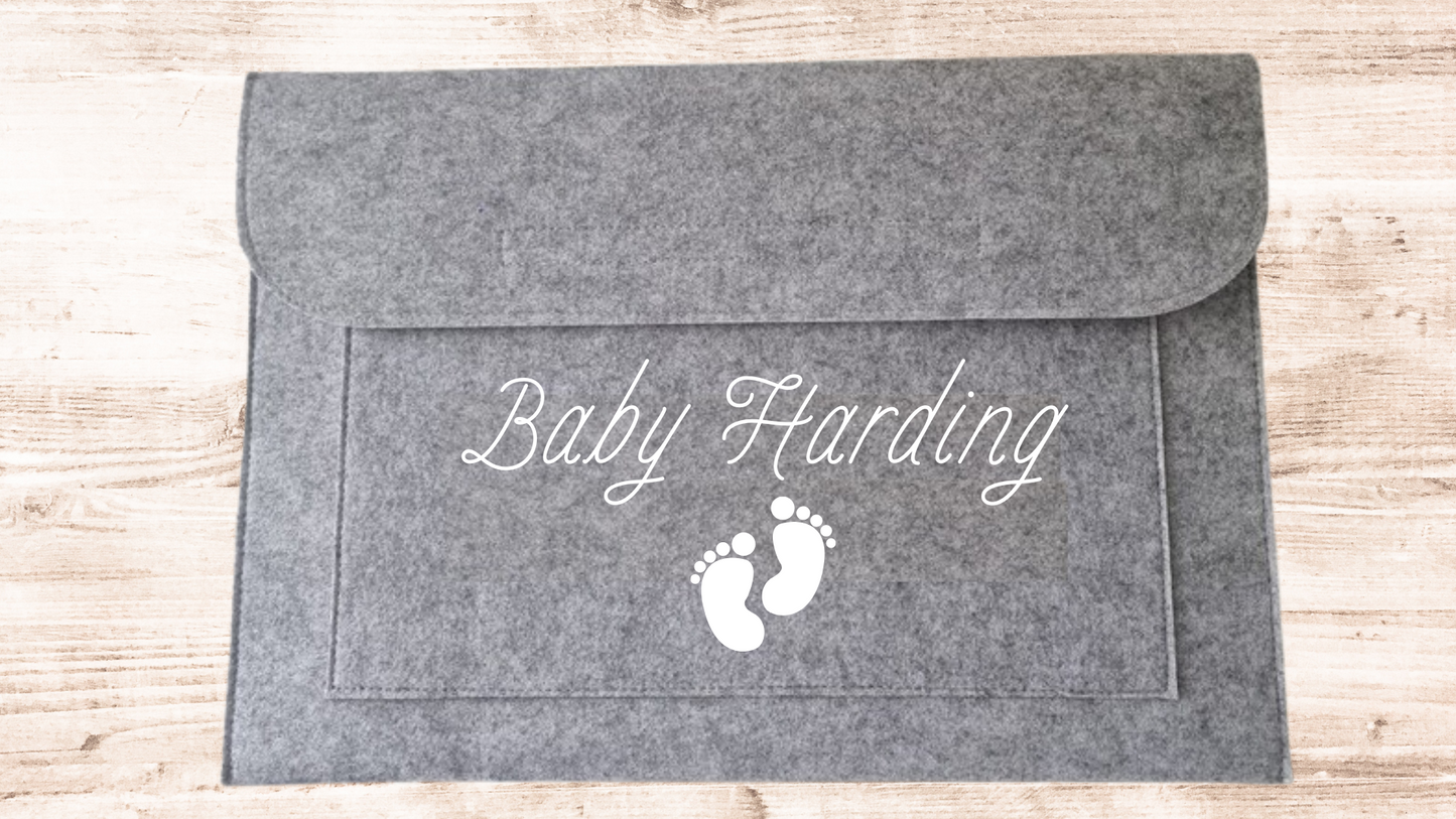 Personalised pregnancy notes folder