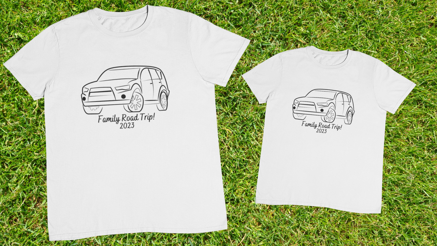 Family road trip t-shirt