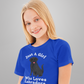 Just A Girl Who Loves Labradors blue t-shirt