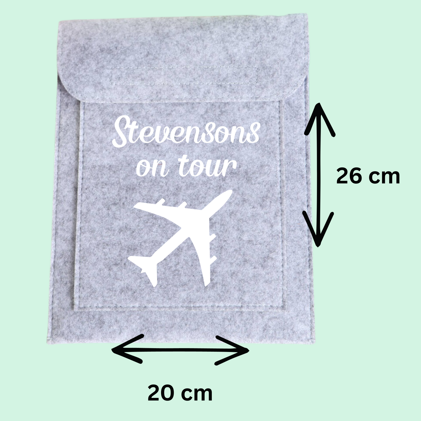 Personalised travel document holder