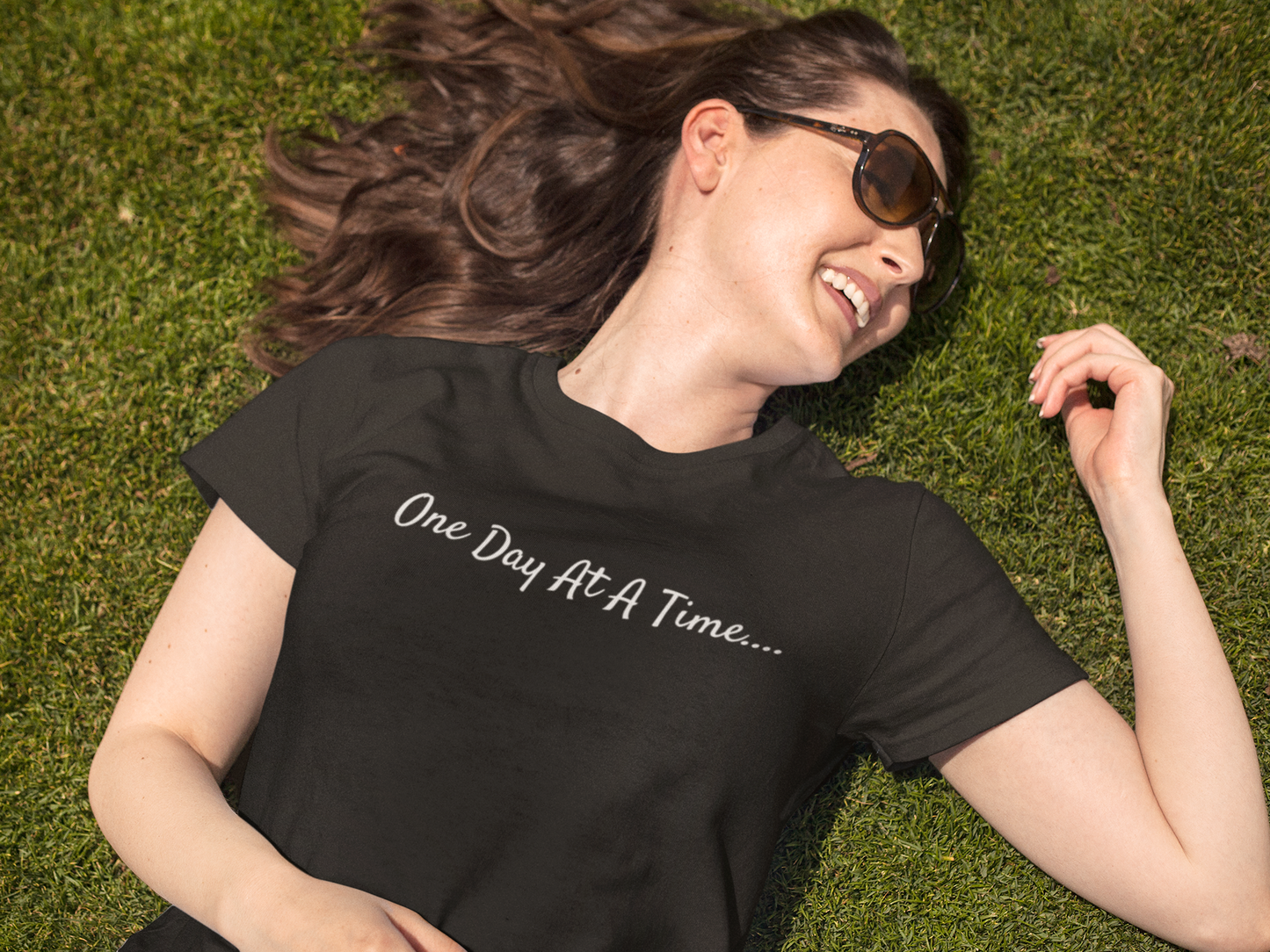 One day at a time mental health t-shirt