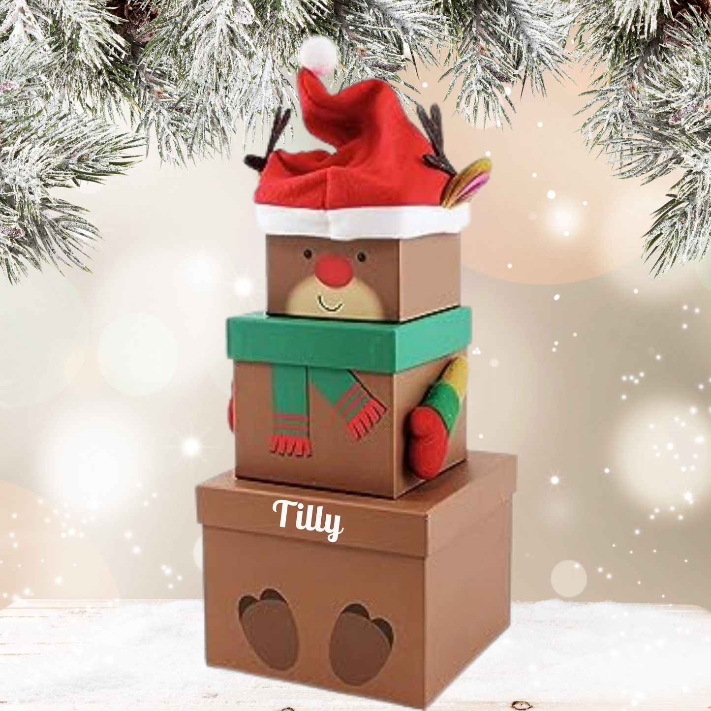 Personalised Christmas Stacker Boxes