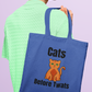 Funny Cat Reusable Tote Bag -Ginger Cat