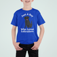 Just A Boy Who Loves Labradors blue t-shirt