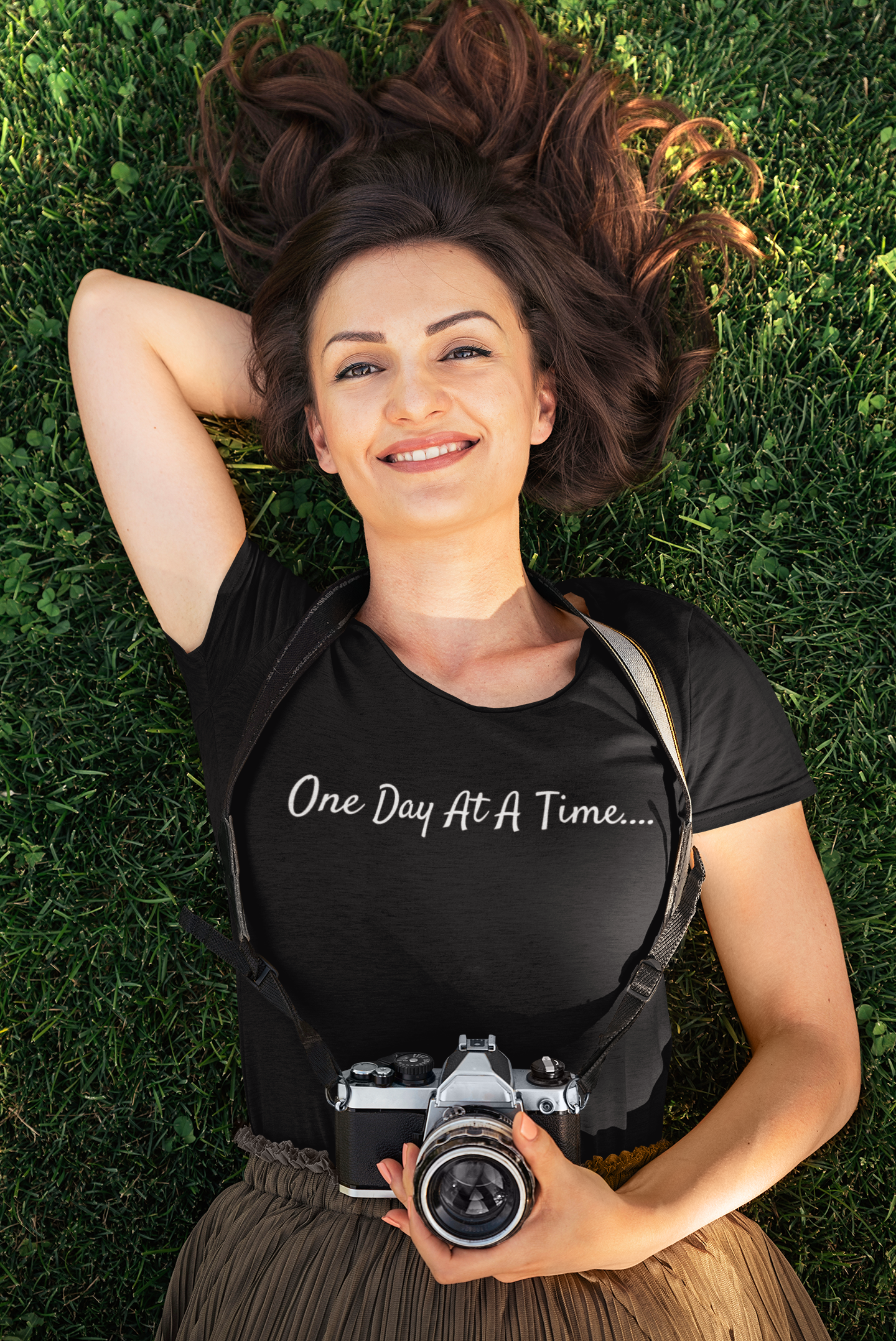 One day at a time mental health t-shirt