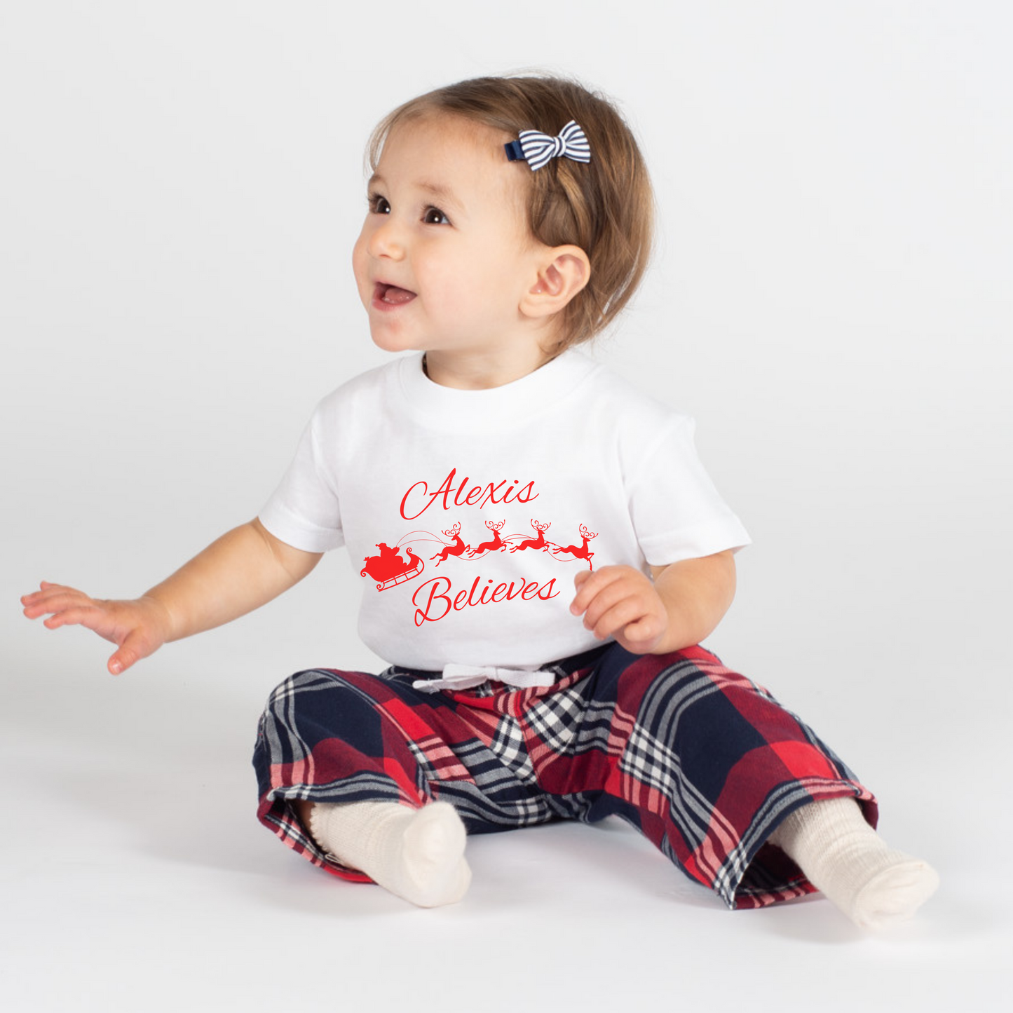 Personalised I Believe Baby/Toddler Pyjamas