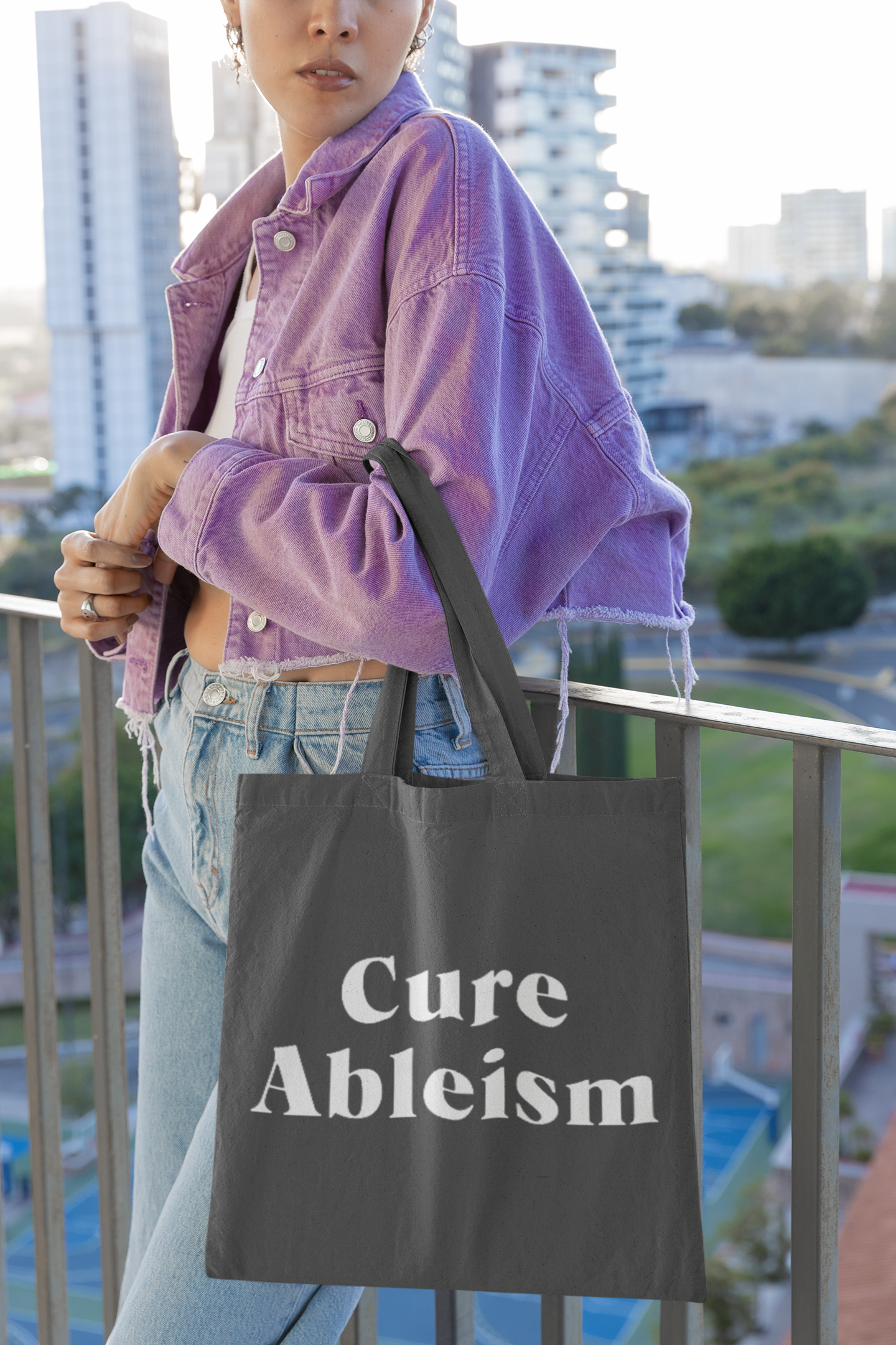 Cure Ableism Tote Bag