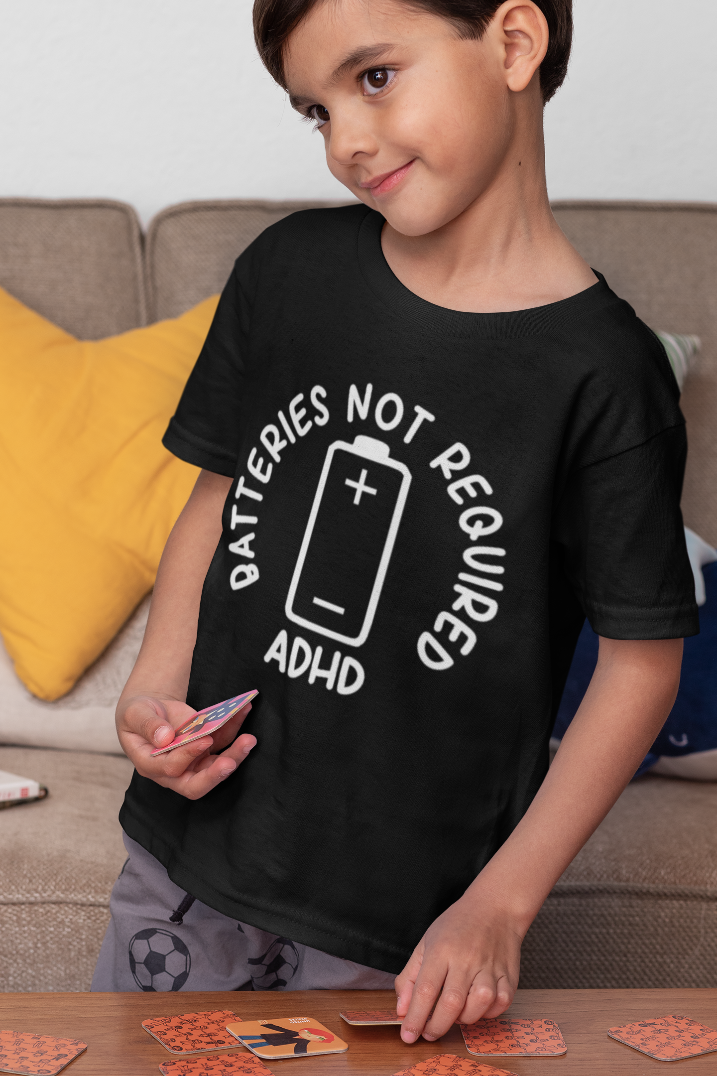 ADHD t-shirt - batteries not required