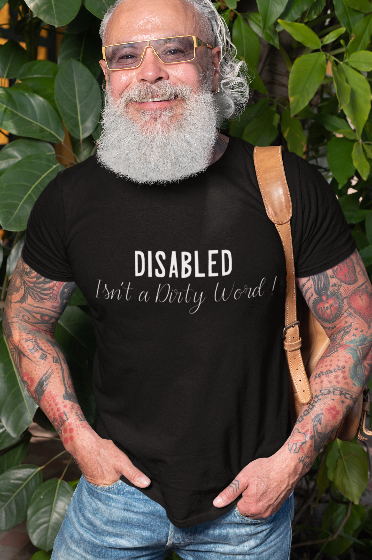 Disability pride t-shirt - Disabled isn't a dirty word