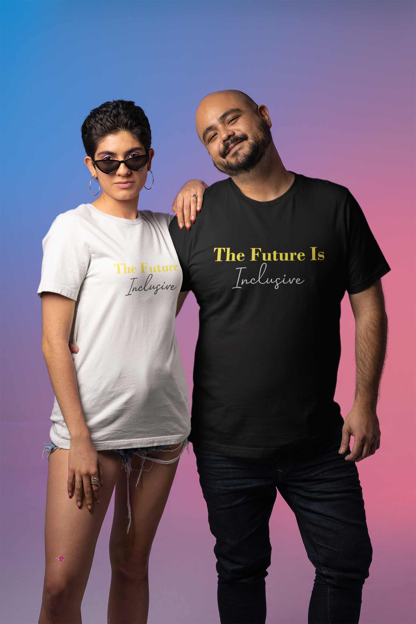 Inclusivity t-shirt - The future is inclusive