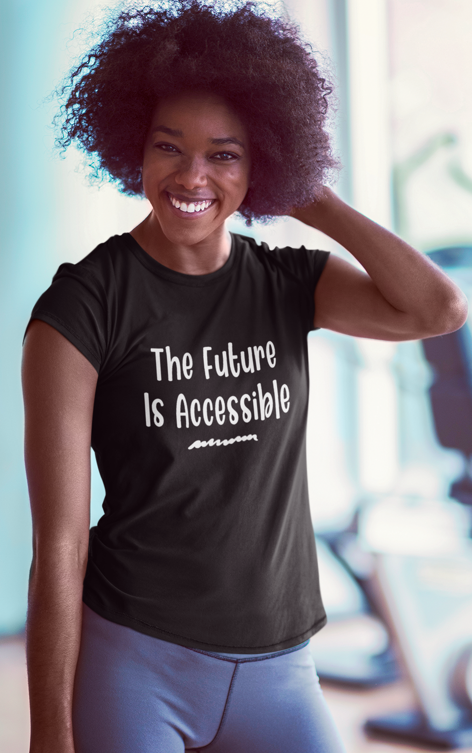 Disability t-shirt - the future is accessible