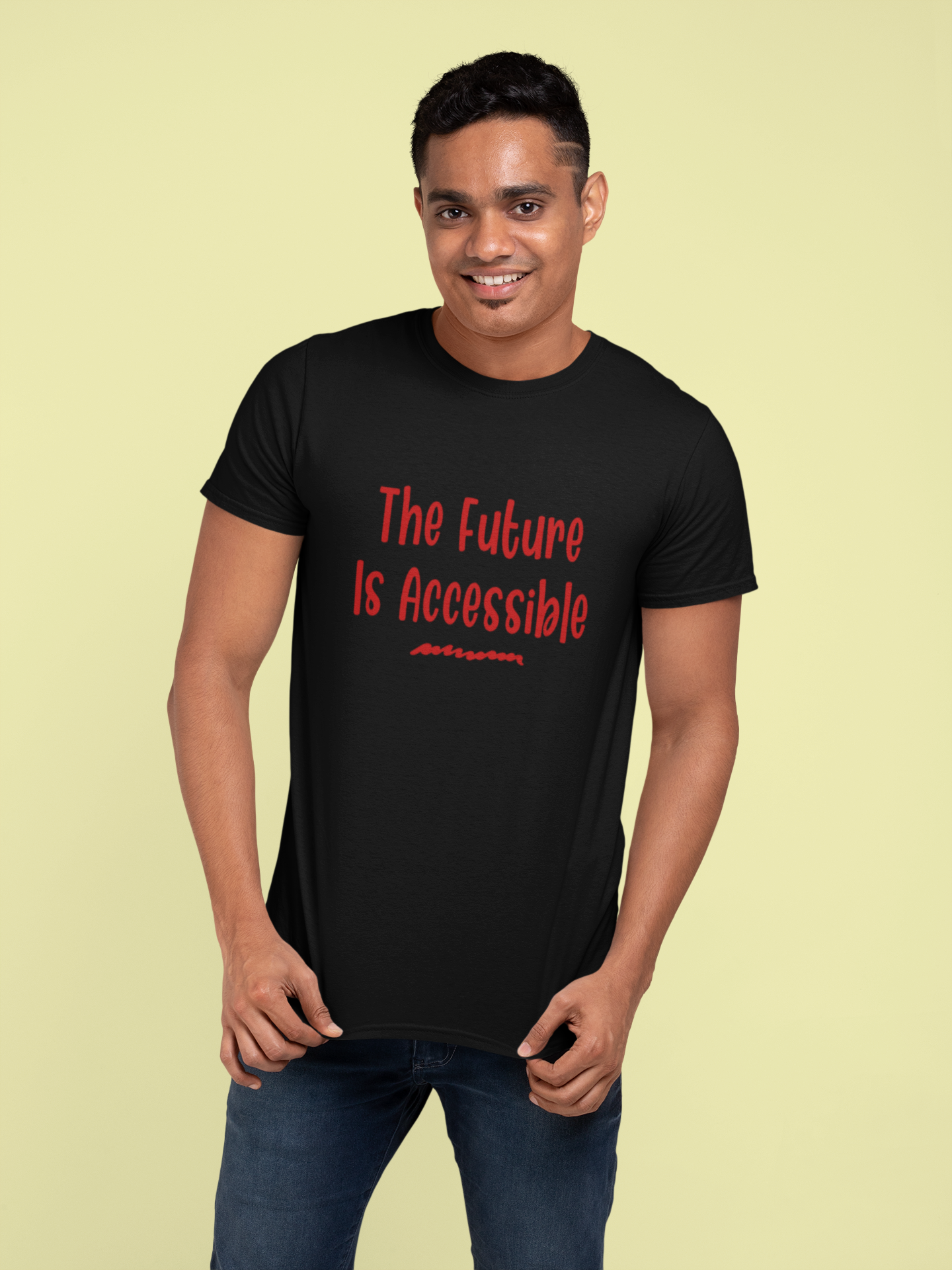 Disability t-shirt - the future is accessible