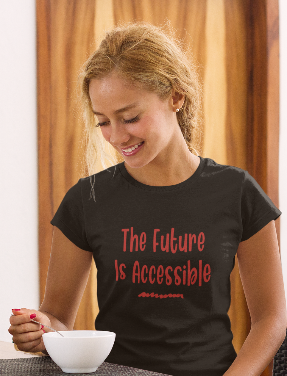 Disability t-shirt - the future is accessible