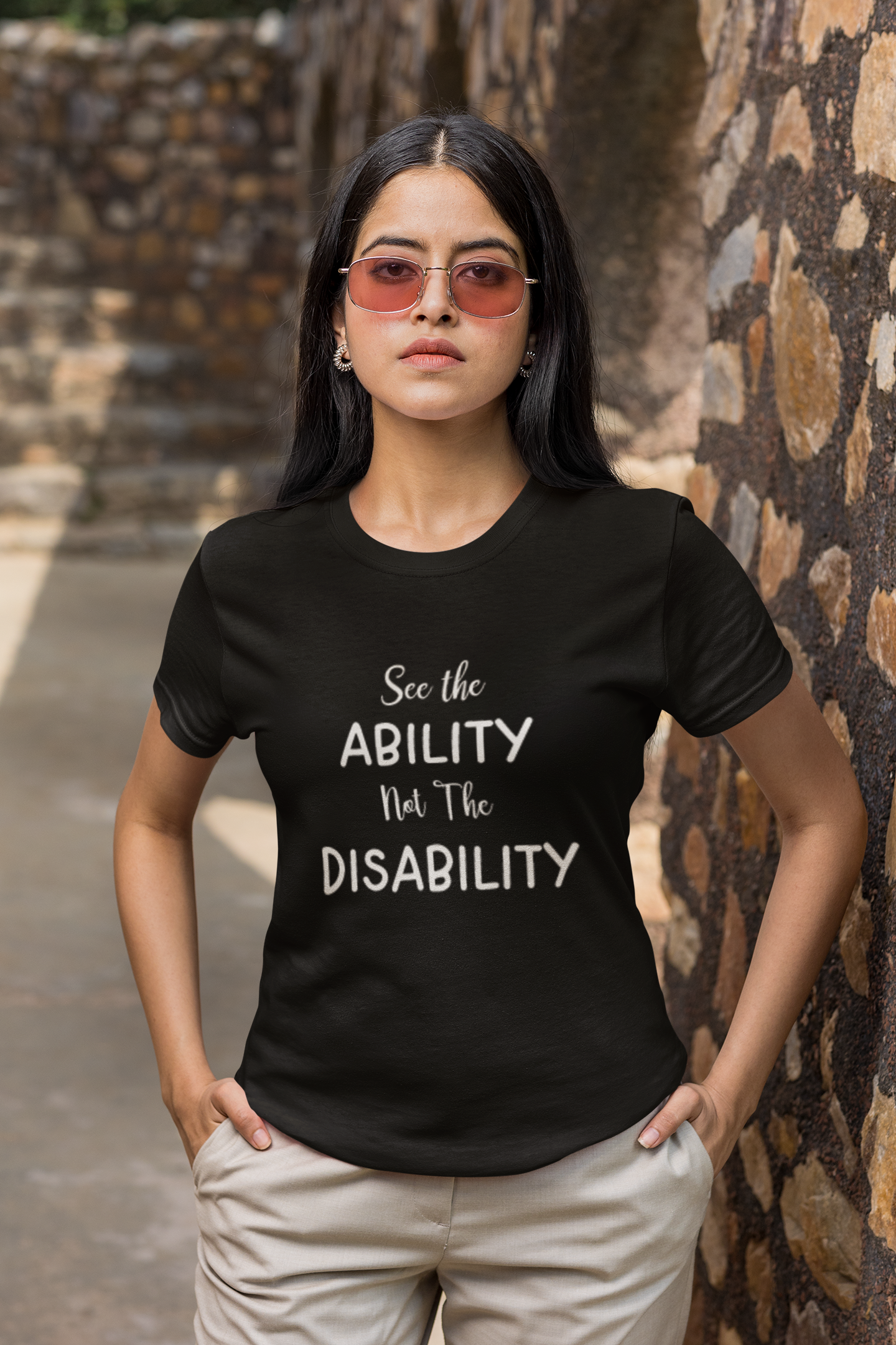 Disability awareness t-shirt - See the ability not the disability