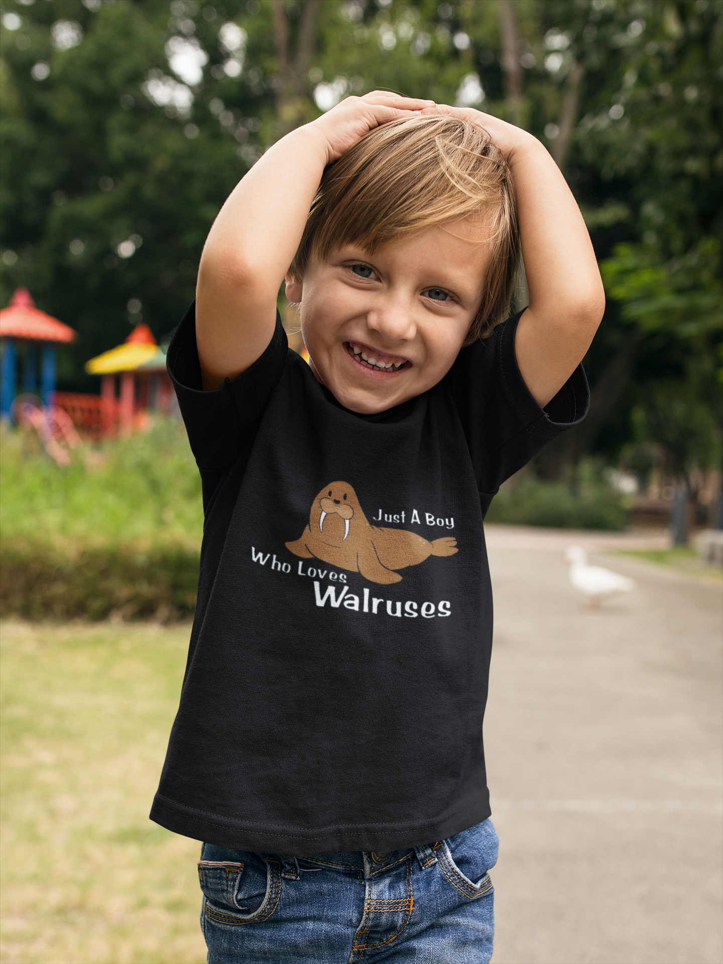 Walrus lover t-shirt - Just a boy/girl who loves walruses