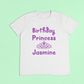 Personalised birthday princess t-shirt