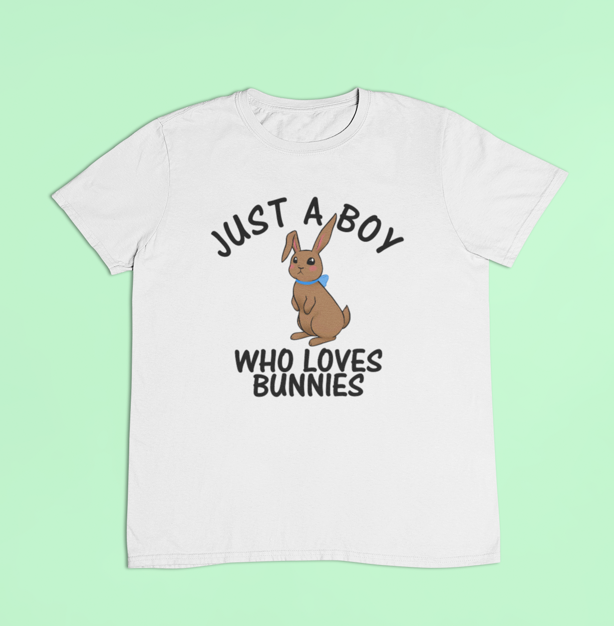 Just a boy who loves bunnies t-shirt. 5 designs available