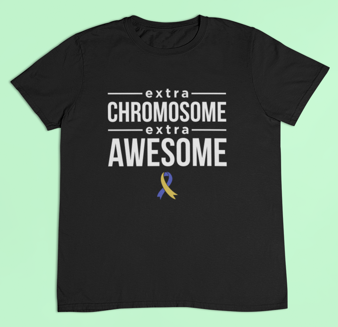 Down syndrome t-shirt - extra chromosome, extra awesome - Children's sizes
