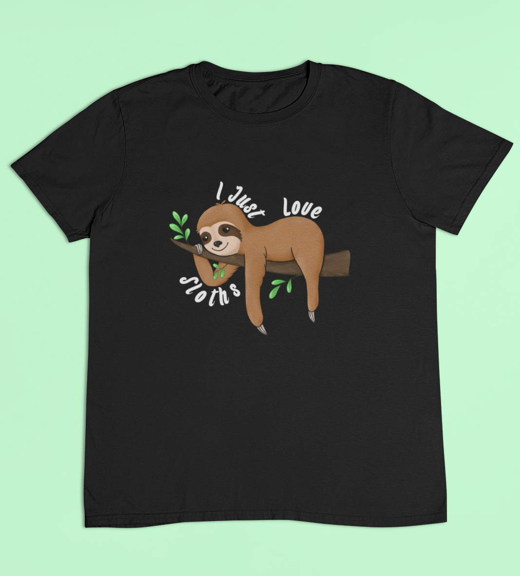 I Just Love Sloths T-shirt- Sloth Lover T-shirt- Children's Sizes
