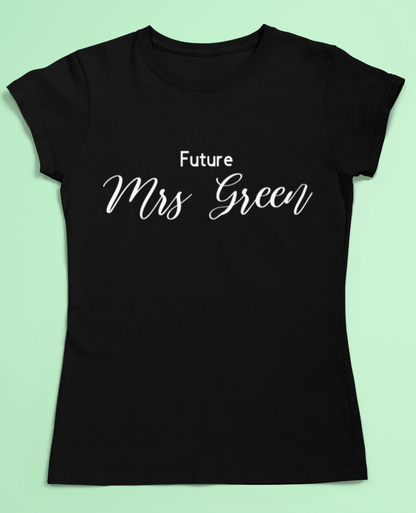 Personalised future Mrs t-shirt