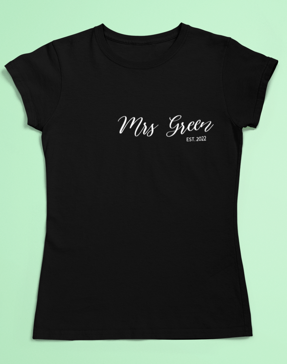 Mrs established t-shirt