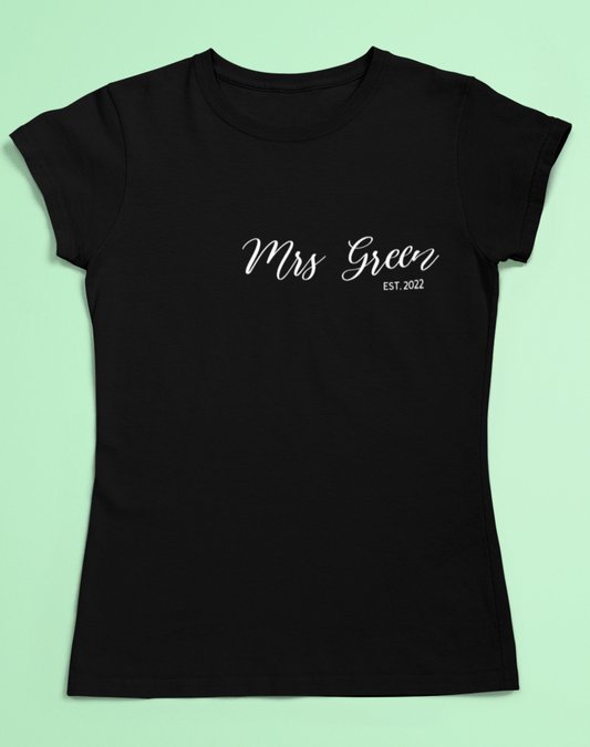 Mrs established t-shirt