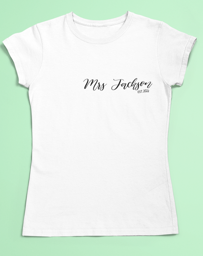 Mrs established t-shirt