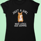 Just a girl who loves her hammie t-shirt - hamster love t-shirt - Women's sizes