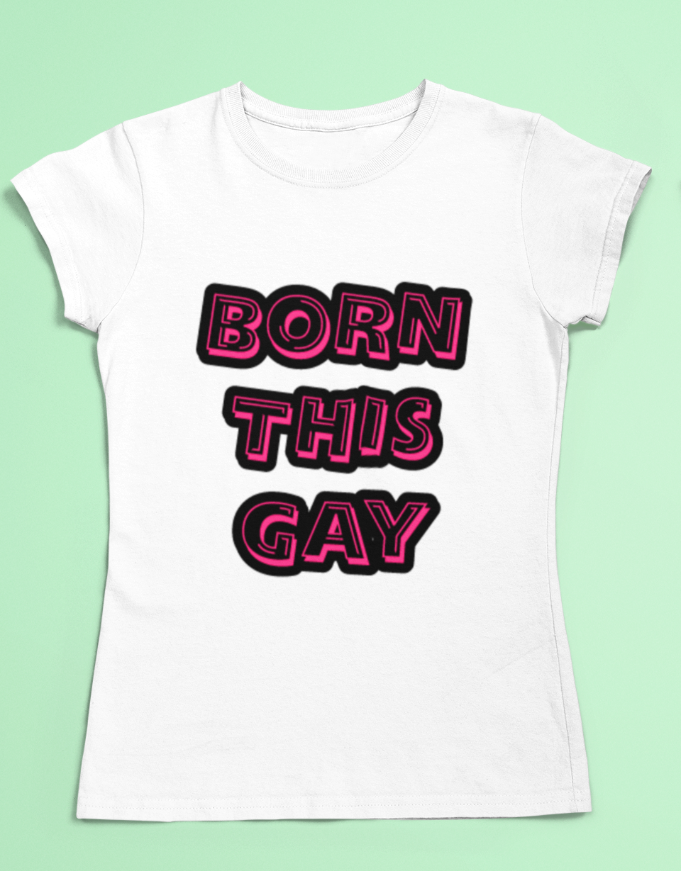 Gay Pride t-shirt - Born this gay