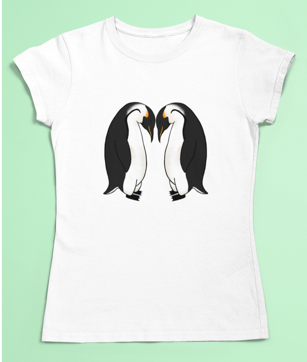 Penguin t-shirt - In love penguins t-shirt