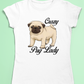 Crazy pug lady, dog lover t-shirt