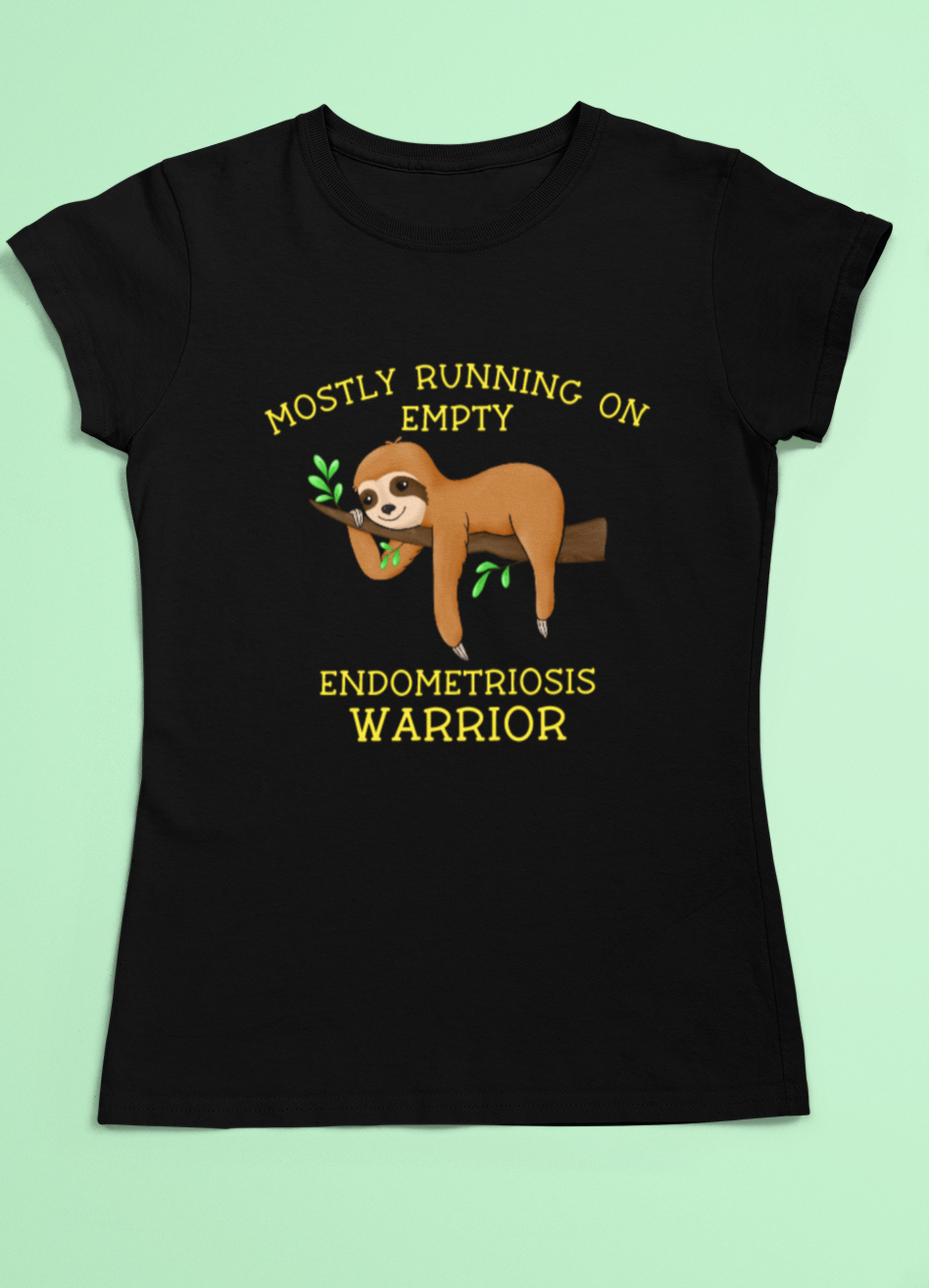 Endometriosis t-shirt - Sloth endometriosis warrior t-shirt