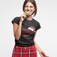 Crazy Christmas lady T-shirt