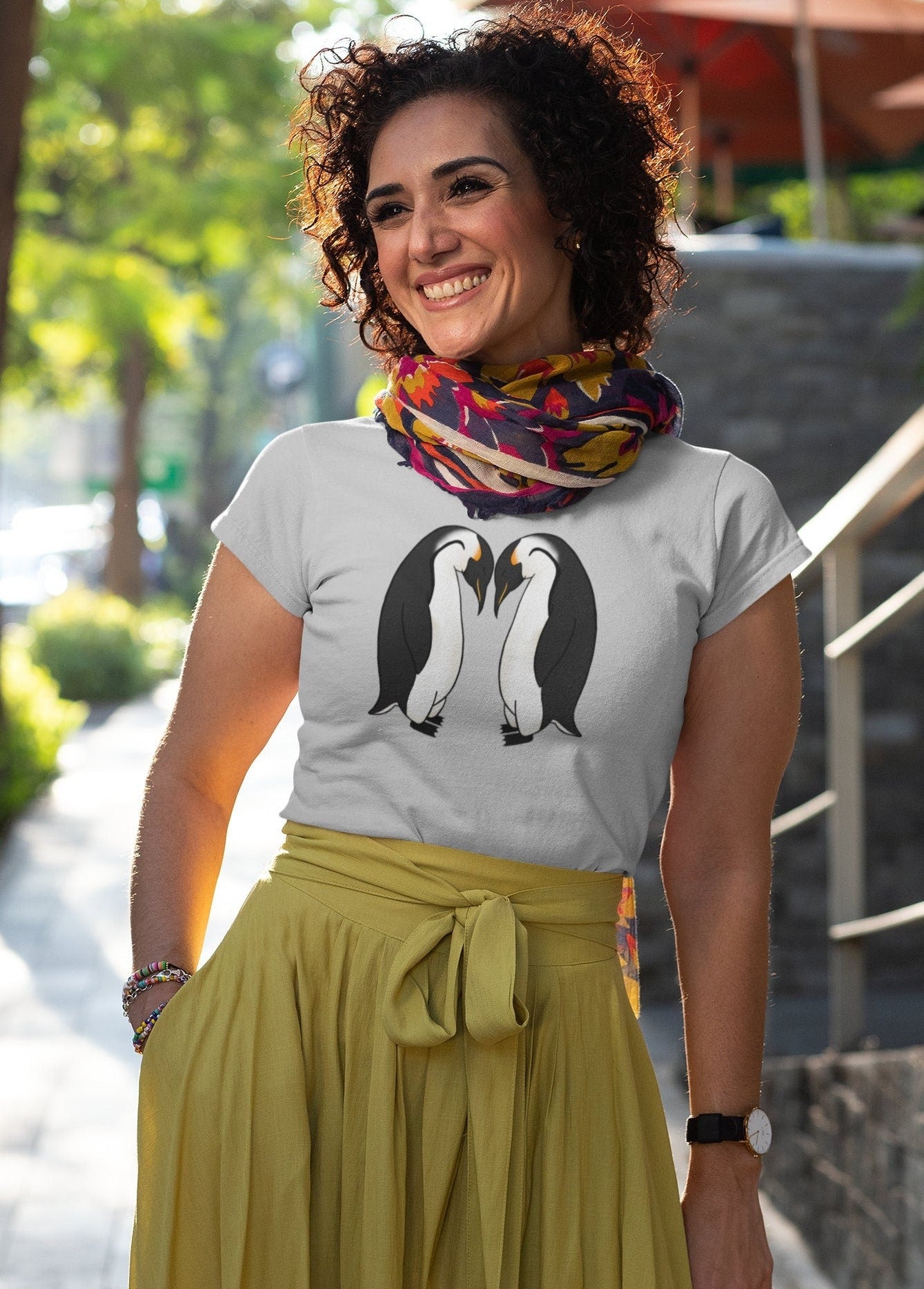 Penguin t-shirt - In love penguins t-shirt