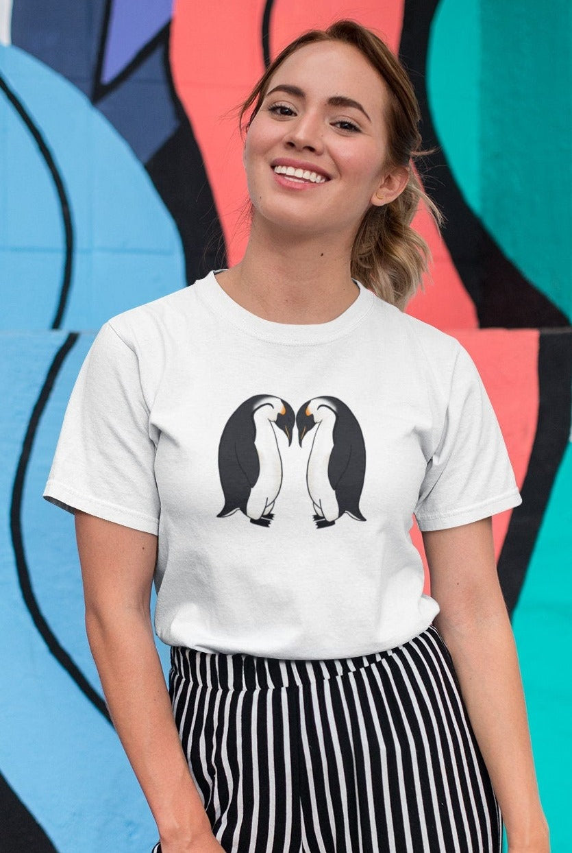 Penguin t-shirt - In love penguins t-shirt